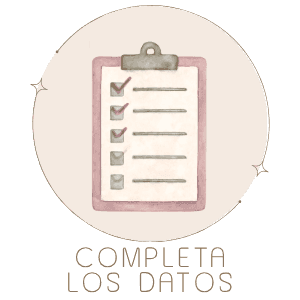 Completa los datos